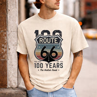 Route 66 Centennial Shirt 100 Years Mother Road 1926 2026 Vintage Retro Road Trip Tee Americana Highway Travel Gift