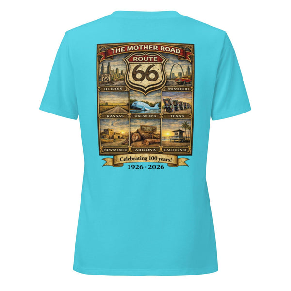 Route 66 Anniversary Women’s V-neck t-shirt