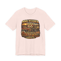 Route 66 Centennial 100 Years T-Shirt | Vintage Roadtrip Tee