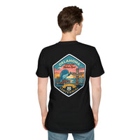 Oklahoma Route 66 Centennial Shirt, Blue Whale Graphic Tee, Retro Mother Road Souvenir