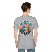 Oklahoma Route 66 Centennial Shirt, Blue Whale Graphic Tee, Retro Mother Road Souvenir