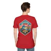 Oklahoma Route 66 Centennial Shirt, Blue Whale Graphic Tee, Retro Mother Road Souvenir