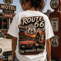 Route 66 Mother Road Graphic Tee, Vintage Desert Americana Travel Shirt (Digital Download)
