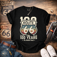 Route 66 100 Years Vintage Highway Sign T-shirt