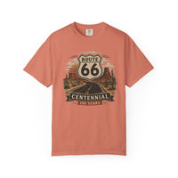 Route 66 Centennial Shirt, Vintage Route 66 100 Years T-Shirt, Retro Americana Road Trip Tee, Graphic Desert Highway Tshirt, Comfort Colors