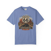 Route 66 Centennial Shirt, Vintage Route 66 100 Years T-Shirt, Retro Americana Road Trip Tee, Graphic Desert Highway Tshirt, Comfort Colors