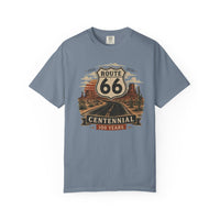 Route 66 Centennial Shirt, Vintage Route 66 100 Years T-Shirt, Retro Americana Road Trip Tee, Graphic Desert Highway Tshirt, Comfort Colors