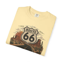 Route 66 Centennial Shirt, Vintage Route 66 100 Years T-Shirt, Retro Americana Road Trip Tee, Graphic Desert Highway Tshirt, Comfort Colors