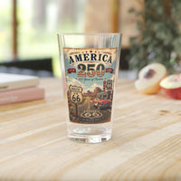 Route 66 Retro America Pint Glass | 16oz