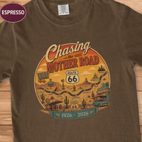 Route 66 Tee, 100th Anniversary Road Trip Gift, Vintage Traveler Comfort Colors Shirt