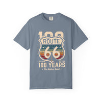 Route 66 100 Years T-Shirt | Vintage Highway Shield Tee