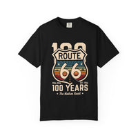 Route 66 100 Years T-Shirt | Vintage Highway Shield Tee