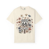 Route 66 100 Years Shirt Centennial Anniversary Tee Floral Route 66 Shirt Vintage Highway 66 Graphic Tee Road Trip Gift