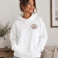 Route 66 100 Years Hoodie Mother Road Sweatshirt Vintage Americana Road Trip Pullover Retro Route 66 Centennial Gift
