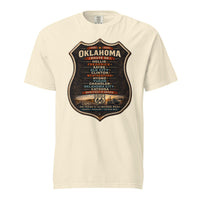 Route 66 Oklahoma Towns Shirt | 100 Year Anniversary Comfort Colors Tee | Vintage Mother Road Graphic T-Shirt | Retro Americana Travel Shirt