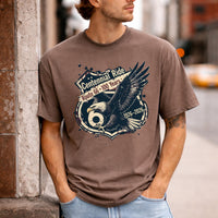 Route 66 Centennial Ride Shirt Eagle Americana Tee Vintage Highway 66 Graphic T Shirt Mother Road 100 Years 1926 2026 Biker Tee