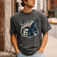Route 66 Centennial Ride Shirt Eagle Americana Tee Vintage Highway 66 Graphic T Shirt Mother Road 100 Years 1926 2026 Biker Tee