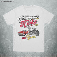 Vintage Route 66 Graphic Tee, Retro Motorcycle Road Trip Shirt, Americana Classic Car Apparel