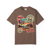 Route 66 100 Years Centennial T-Shirt Retro Highway Anniversary Road Trip Tee