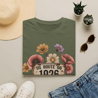 Route 66 Centennial Shirt Floral Route 66 Tee Mother Road 100 Years Shirt Vintage Road Trip Shirt Retro Americana Gift 1926 2026
