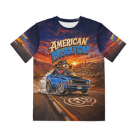1970 Challenger T/A Shirt, Mopar Muscle Car Wearable Art, Route 66 Racing Tee, Six Pack 340 Classic Car Shirt Gift