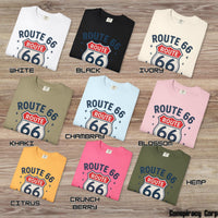 Retro Route 66 100th Anniversary T-Shirt 1926 - 2026 Centennial Gift Vintage Americana Road Trip Shirt Vintage Summer Tee Comfort Colors USA
