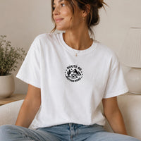 Route 66 Embroidered Shirt Minimalist Mother Road Tee Vintage Route 66 Desert Mountain Shirt Americana Road Trip Gift