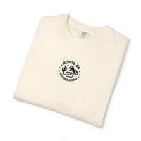 Route 66 Embroidered Shirt Minimalist Mother Road Tee Vintage Route 66 Desert Mountain Shirt Americana Road Trip Gift