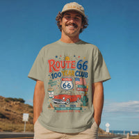 Route 66 Centennial Shirt, Route 66 100 Year Club Tee, Vintage Americana Road Trip Shirt, Retro Highway Graphic Tee, Travel Unisex T-shirt