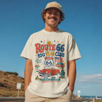 Route 66 Centennial Shirt, Route 66 100 Year Club Tee, Vintage Americana Road Trip Shirt, Retro Highway Graphic Tee, Travel Unisex T-shirt