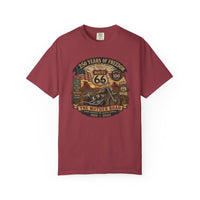 Route 66 Centennial Shirt, Highway 66 100 Year Tee, 250 Years Of Freedom Shirt, Vintage Route 66 Shirt, Americana Road Trip Unisex T-shirt