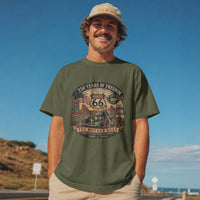 Route 66 Centennial Shirt, Highway 66 100 Year Tee, 250 Years Of Freedom Shirt, Vintage Route 66 Shirt, Americana Road Trip Unisex T-shirt
