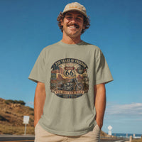 Route 66 Centennial Shirt, Highway 66 100 Year Tee, 250 Years Of Freedom Shirt, Vintage Route 66 Shirt, Americana Road Trip Unisex T-shirt