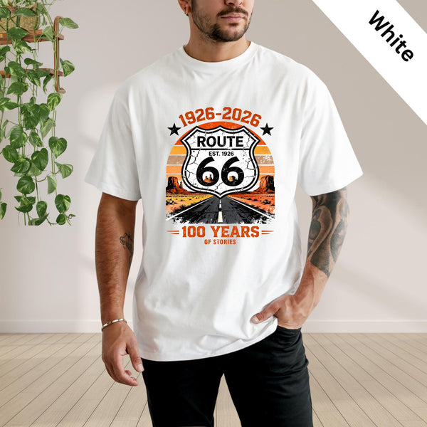 Route 66 Centennial Shirt | Vintage Americana Road Trip Graphic Tee