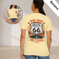 Route 66 Centennial T-Shirt | Vintage Road Trip Americana Tee