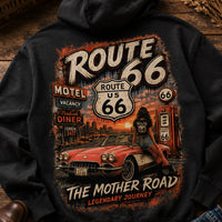 Route 66 Mother Road Graphic Tee, Vintage Desert Americana Travel Shirt (Digital Download)