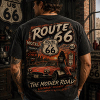 Route 66 Mother Road Graphic Tee, Vintage Desert Americana Travel Shirt (Digital Download)