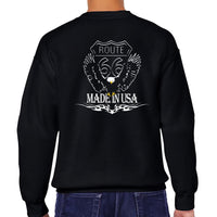 Route 66 T-shirt Custom Motorbike chopper vintage retro bike gift t-shirt , sweatshirt , hoodie