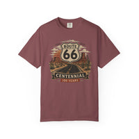Route 66 Centennial Shirt, Vintage Route 66 100 Years T-Shirt, Retro Americana Road Trip Tee, Graphic Desert Highway Tshirt, Comfort Colors