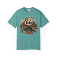 Route 66 Centennial Shirt, Vintage Route 66 100 Years T-Shirt, Retro Americana Road Trip Tee, Graphic Desert Highway Tshirt, Comfort Colors