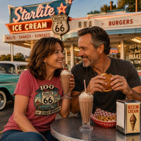 Route 66 T-Shirt | Hundred Years and Still Kickin' Tee | Retro Highway Anniversary Crewneck