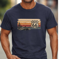 Route 66 Retro Sunset Shirt Route 66 Centennial Tee Vintage Americana Shirt Road Trip Gift Route 66 1926 2026 Mens Tee