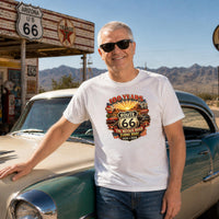 Route 66 One Hundred Years design T-Shirt | Cotton celebration Tee for The Mother Road 1926-2026