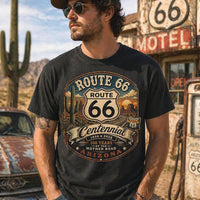 Route 66 Centennial Arizona T-Shirt | Vintage Highway Tee