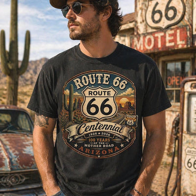 Route 66 Centennial Arizona T-Shirt | Vintage Highway Tee