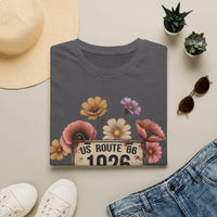 Route 66 Centennial Shirt Floral Route 66 Tee Mother Road 100 Years Shirt Vintage Road Trip Shirt Retro Americana Gift 1926 2026