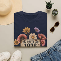 Route 66 Centennial Shirt Floral Route 66 Tee Mother Road 100 Years Shirt Vintage Road Trip Shirt Retro Americana Gift 1926 2026