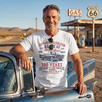 Summer Trips Route 66 Couple Celebration T-Shirt, Vintage Classic Car Road Trip Apparel