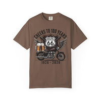 Route 66 100 Years Shirt Vintage Americana T Shirt Centennial Celebration Road Trip Beer Lover Gift Cheers to 100 Years