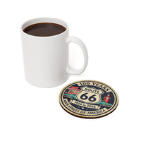 Route 66 100 Years Cork Back Coaster | Main Street of America, 1926-2026